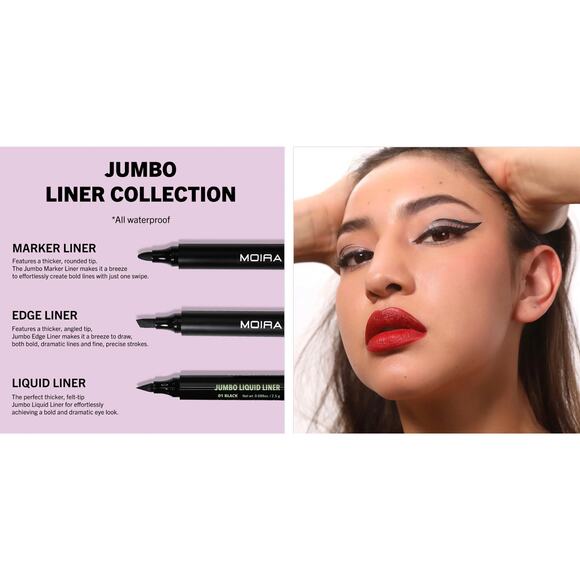 K-Care: Moira Jumbo Edge Liquid Liner (001, Black)*Korean Makeup*CLEAN - Picture 2 of 2